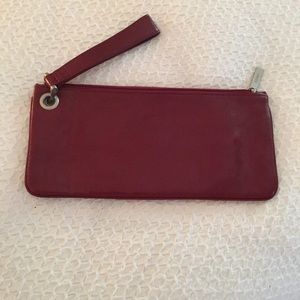 Hobo Cherry red wristlet